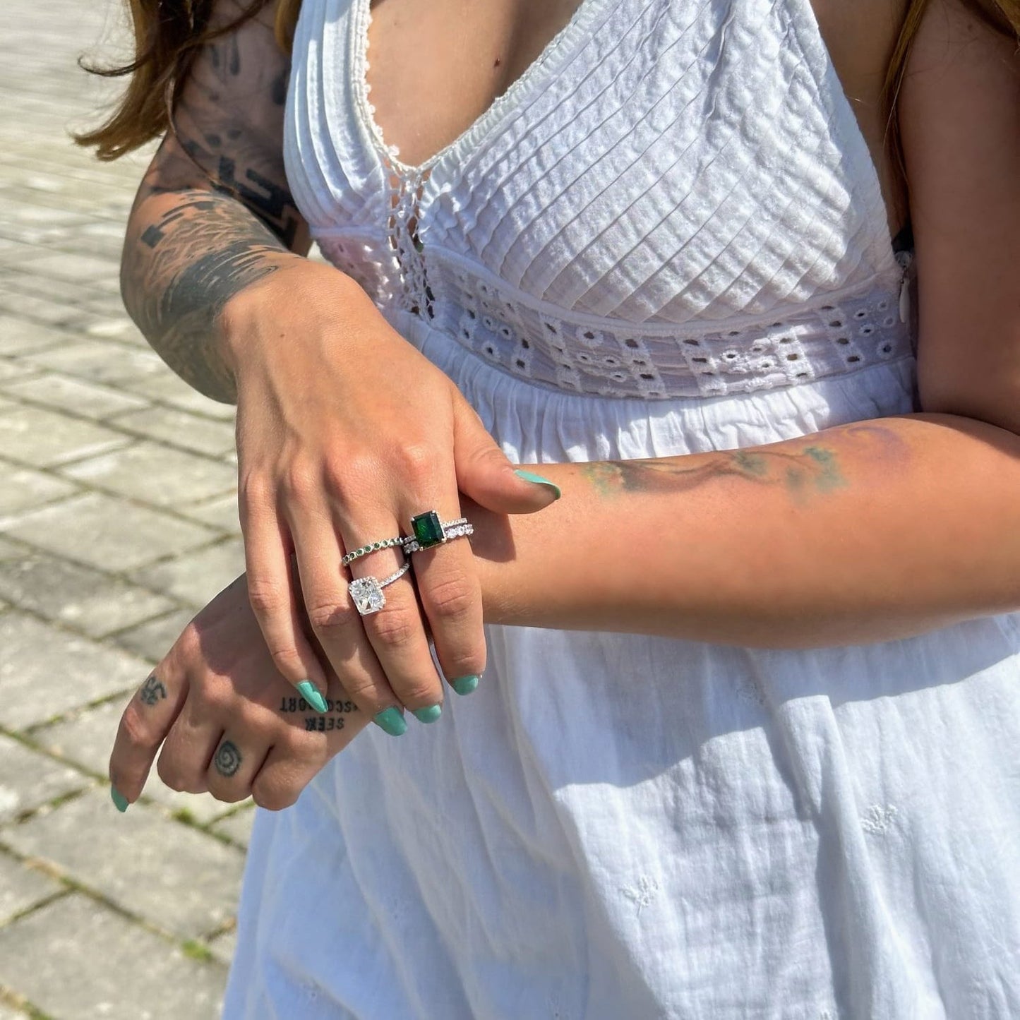 Ring Ariella forest green