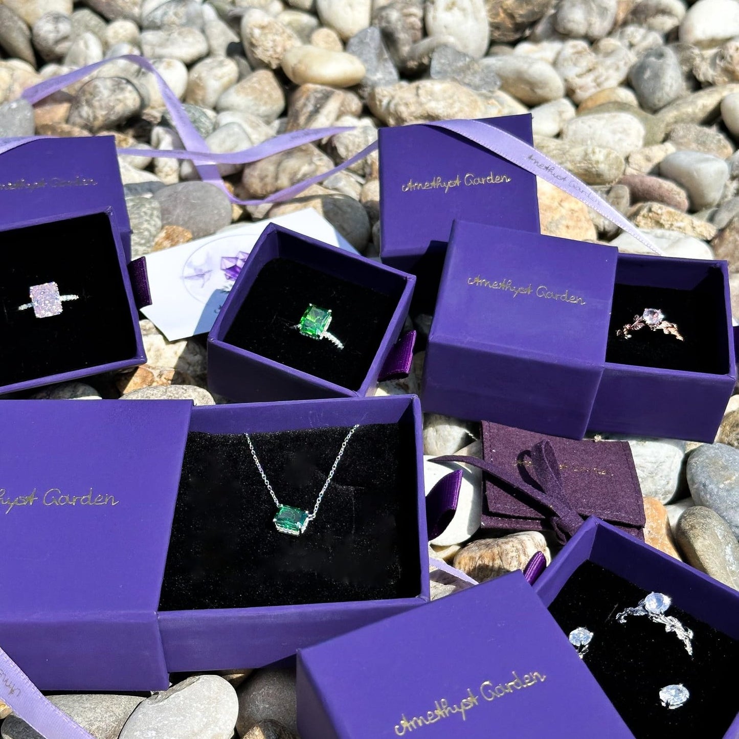 Ring Amethyst Garden_ Silber- Light Amethyst