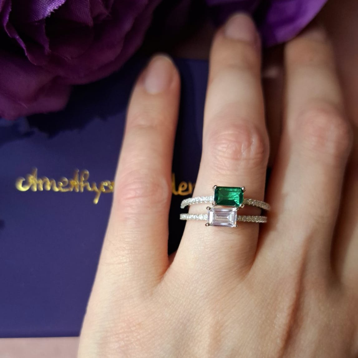 Ring Clara Crystal White