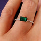 Ring Clara forest green