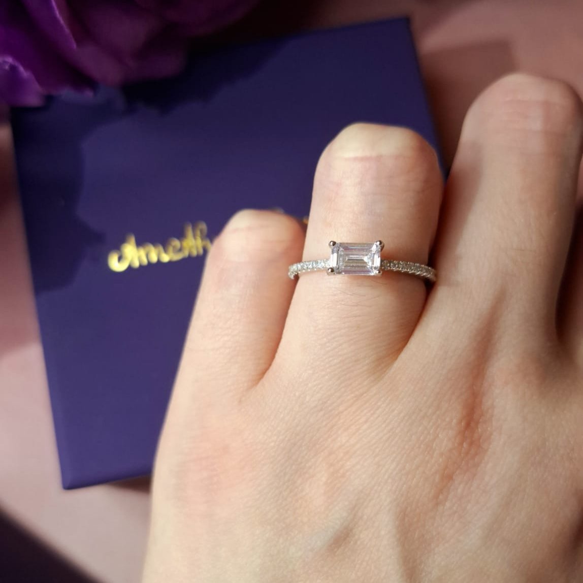 Ring Clara Crystal White