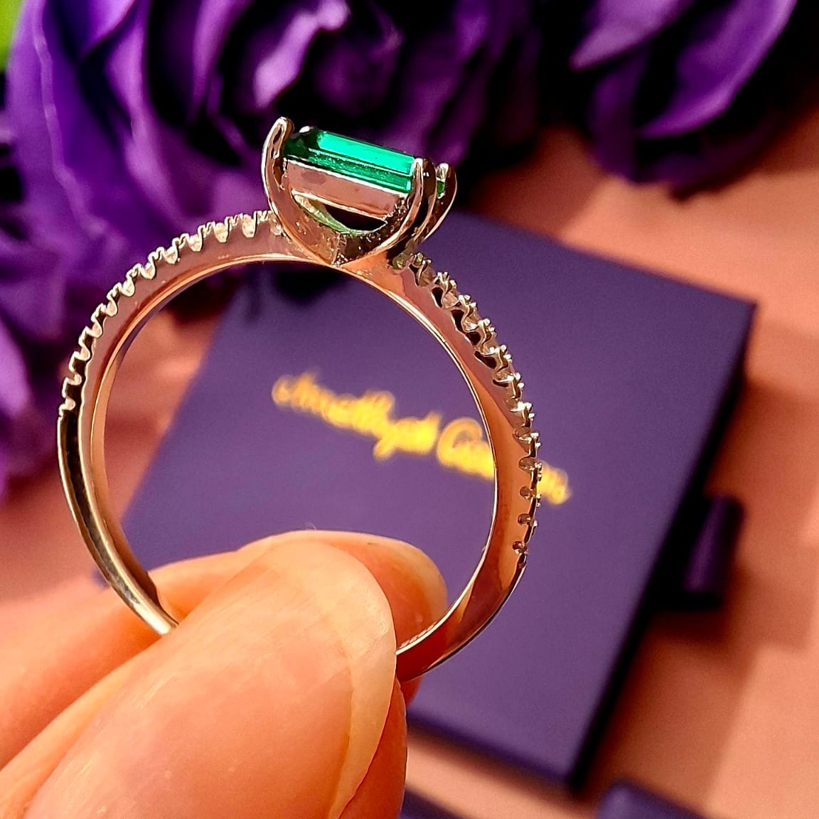 Ring Clara forest green